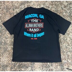 Retro 90s Allman Brothers Band T-Shirt Black